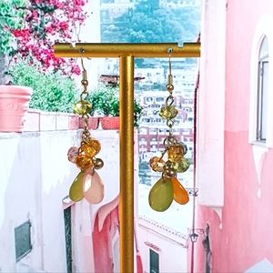 Festive Acrylic Crystals Earings